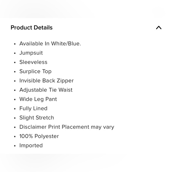 Fashion Nova Tie Dye Jumpsuit In White/Blue-Size XS NWT💙 - Picture 4 of 7